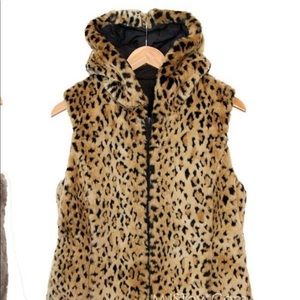 Kristen Blake Reversible faux fur vest